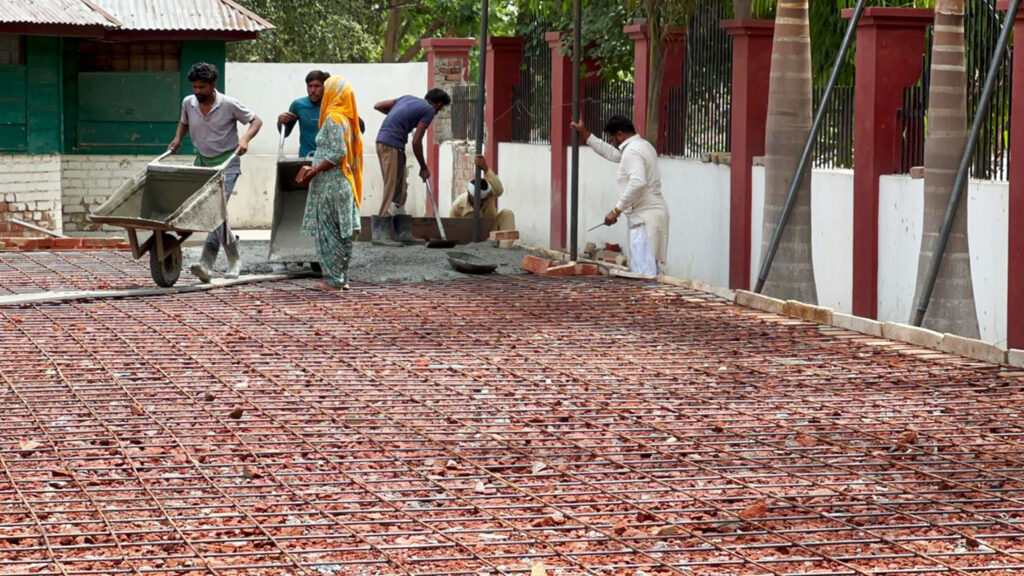 Work In Progress_Tennis Court Floor